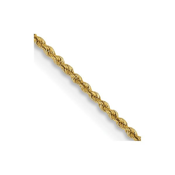 14K Regular Rope with Lobster Clasp Chain (1.5mm)