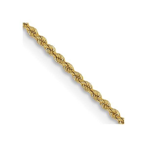 14K Regular Rope with Lobster Clasp Chain (2mm)