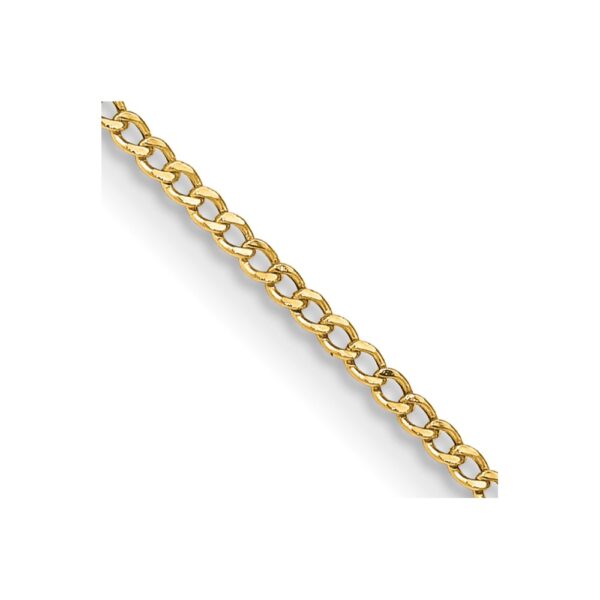 14k Semi-Solid Curb Chain (1.85mm)
