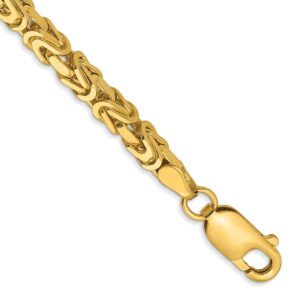 14K Byzantine with Lobster Clasp Bracelet (3.25mm)