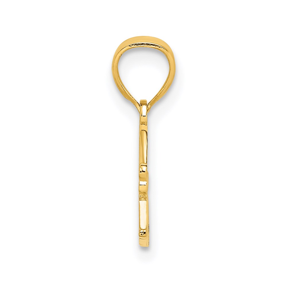 14k I HEART GRANDPA Charm - Image 2